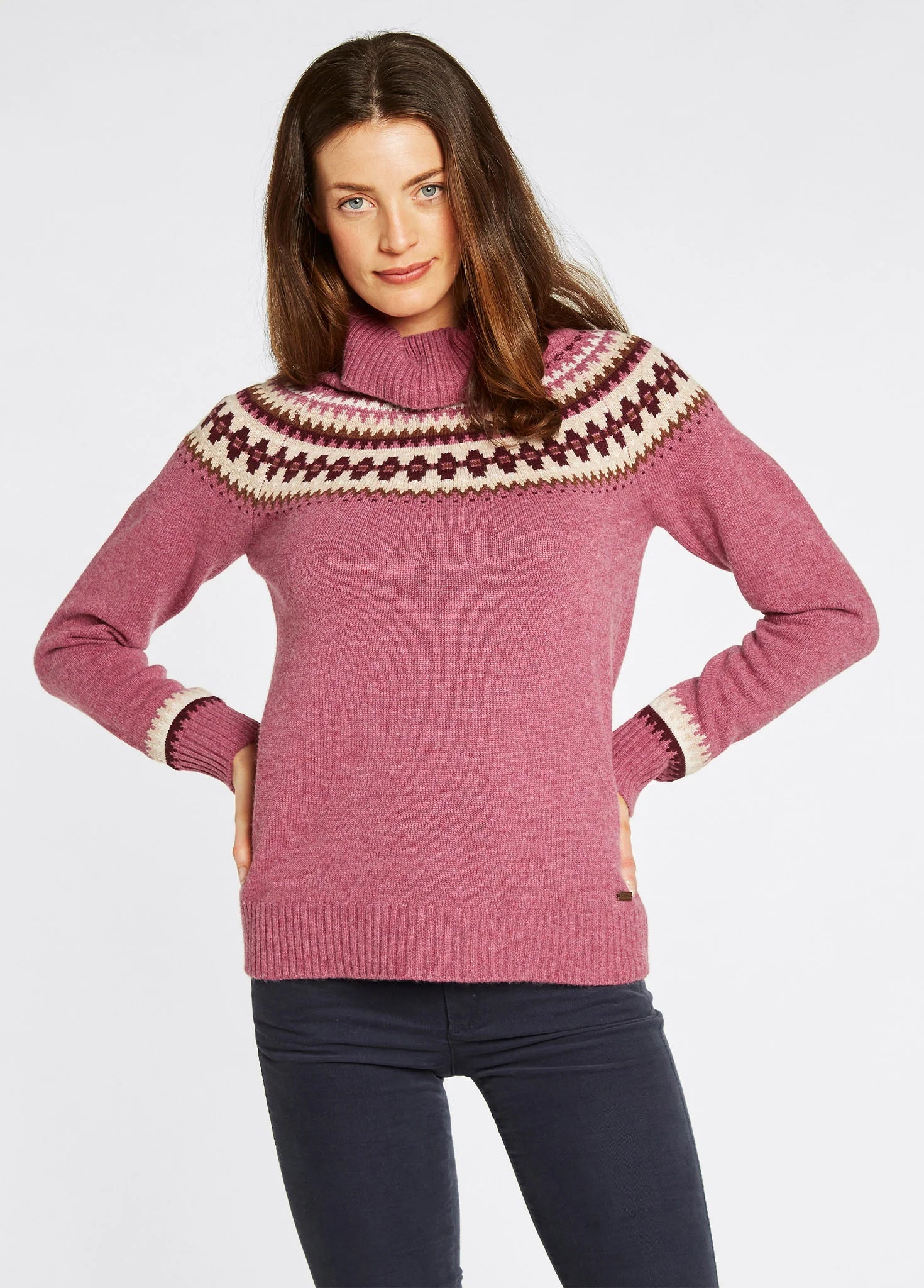 Riverdale Knitted Sweater - Clover Fleece Fabric Down Fabric Feather Fabric