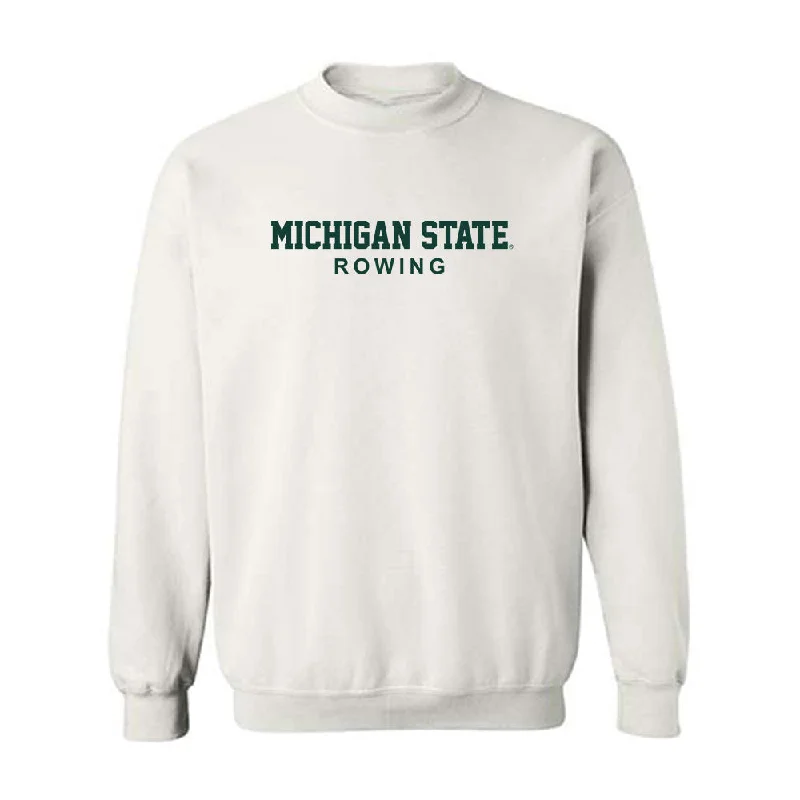 Michigan State - NCAA Women's Rowing : Ella McKenzie - Classic Shersey Crewneck Sweatshirt Hoodie with Gradient Ombre Colorful