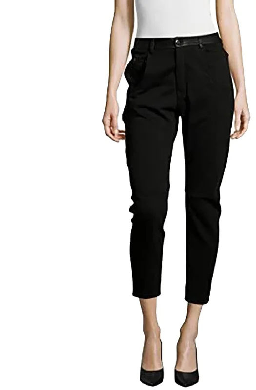 Diesel Women Fayza-R 0Qaiy Black Trousers Trousers Designer Luxury