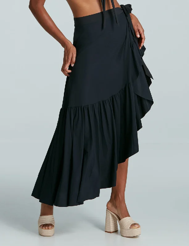 Classic Convertible Cover-Up Skirt pleated skirt texture