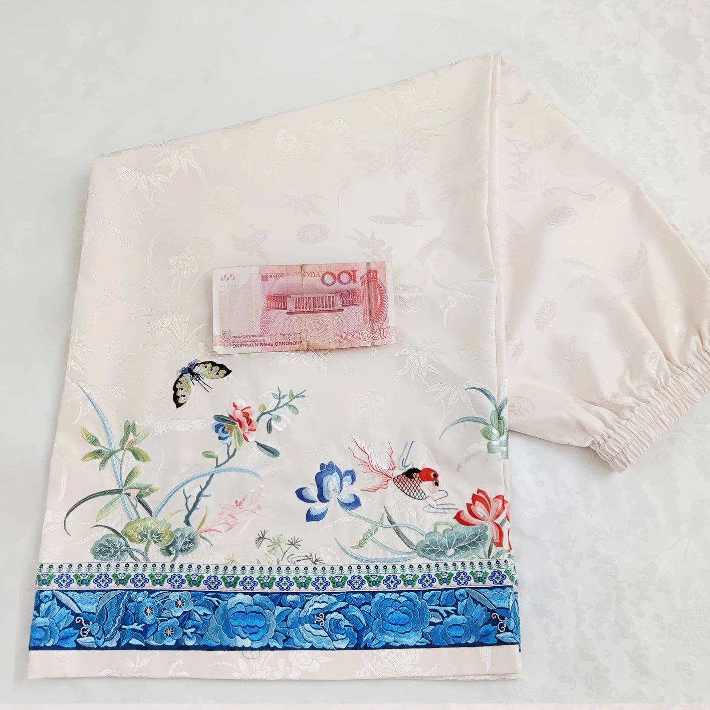 Xiao Jinyu 小金玉 Little Golden Pond Qing Dynasty Embroidered Chenku Trousers Trousers Leisure Comfortable