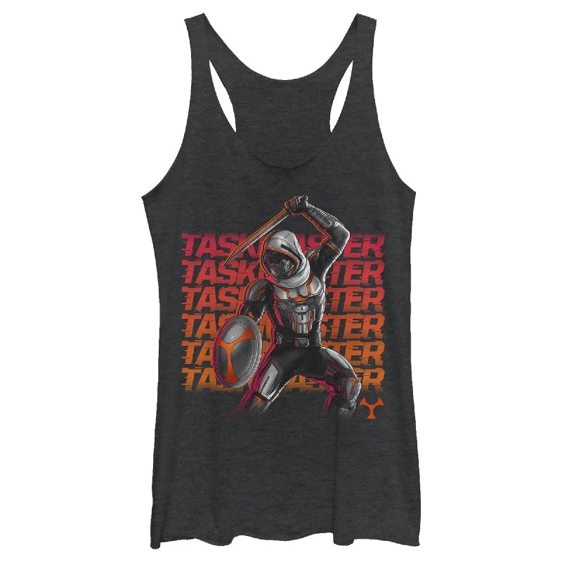 Women's Marvel Black Widow Taskmaster Battle Racerback Tank Top breathable tank top