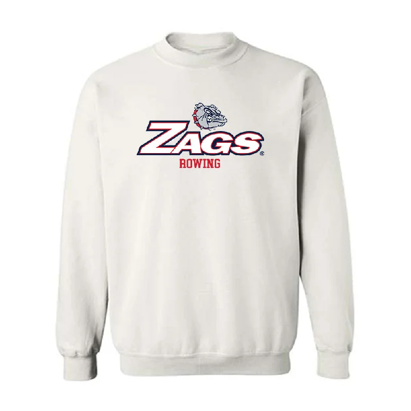 Gonzaga - NCAA Women's Rowing : Julia Palmer - Classic Shersey Crewneck Sweatshirt Hoodie with Slim Fit Tailored Modern