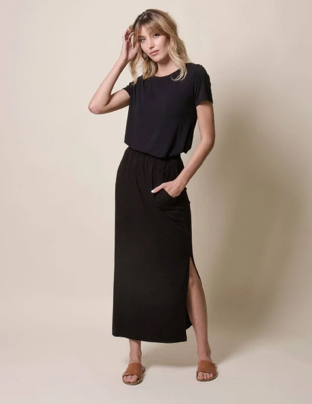 Bamboo Lounge Skirt Set leather skirt sleek