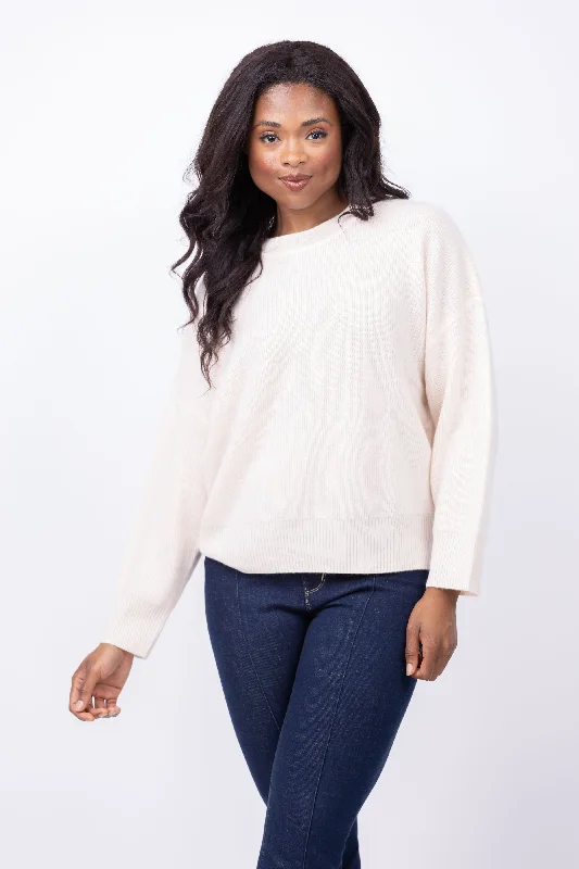 Xirena Alfie Sweater in Milk Slim Fit Regular Fit Oversized