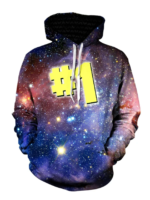 Number One Galaxy Pullover Hoodie Hoodie with Magnetic Closure Innovative Modern