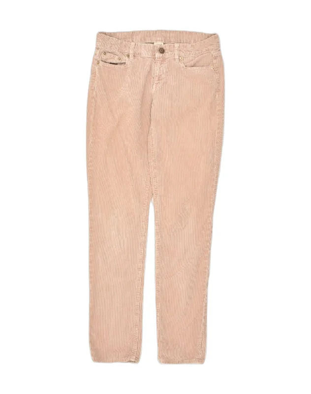 J. CREW Womens City Fit Slim Corduroy Trousers W24 L30 Beige Cotton Trousers Silk Elegant