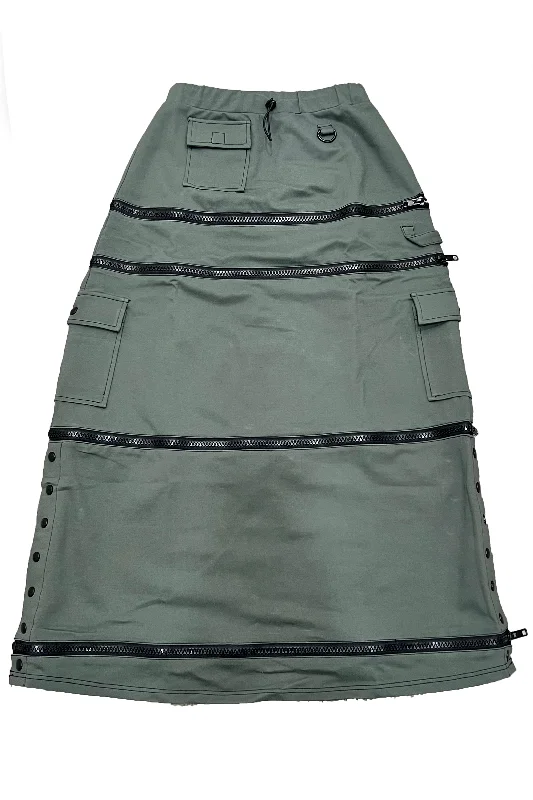 Olive Carmen 5-in-1 Convertible Cargo Skirt cashmere skirt fine