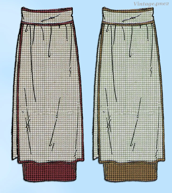 Ladies Home Journal 2978: 1920s Uncut Misses Skirt 26 W Vintage Sewing Pattern lace skirt intricate