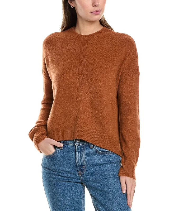 Vince Camuto Crewneck Sweater Fleece Sweater Nylon Polyester