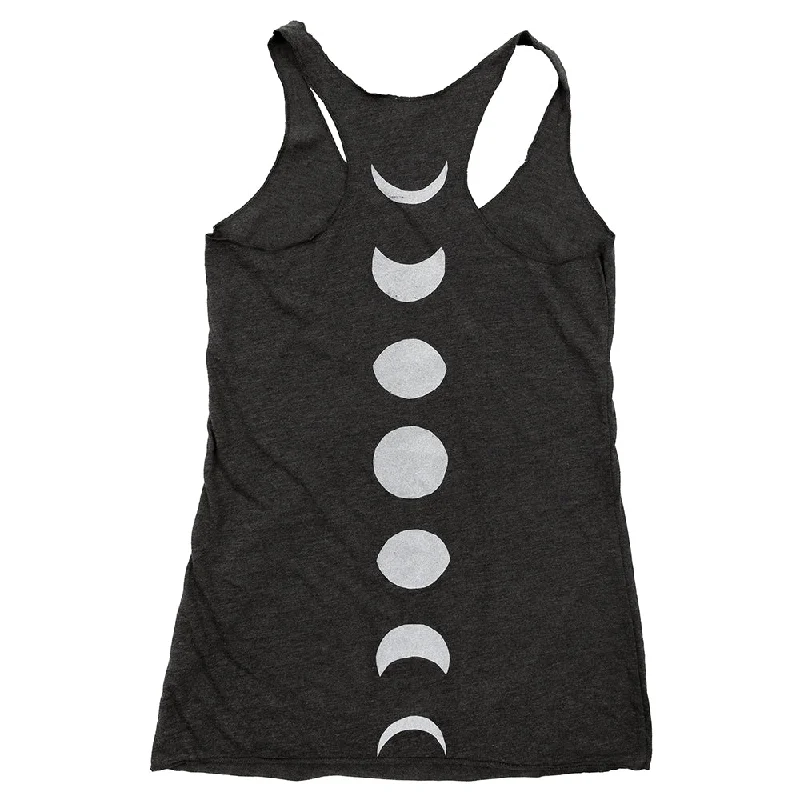 Moon Phases Ladies Racerback Tank fashionable tank top