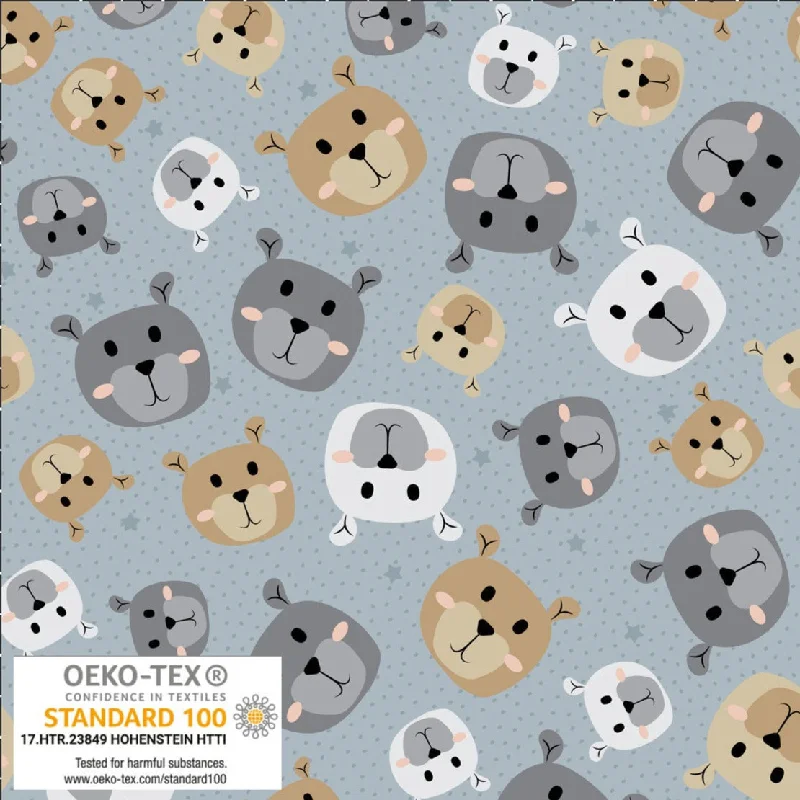 Stof of Denmark Baby Bears Avalana Jersey Fabric Bohemian Jersey Tee