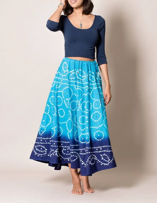 Tie-Dye Bandhani Skirt - As-Is-Clearance vintage skirt charm