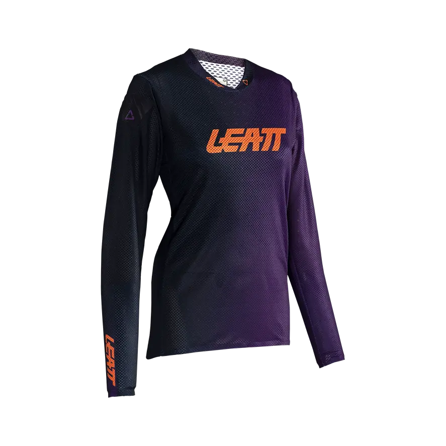 Leatt Women's Longsleeve Jersey MTB Gravity 4.0 Turquoise Jersey Tee