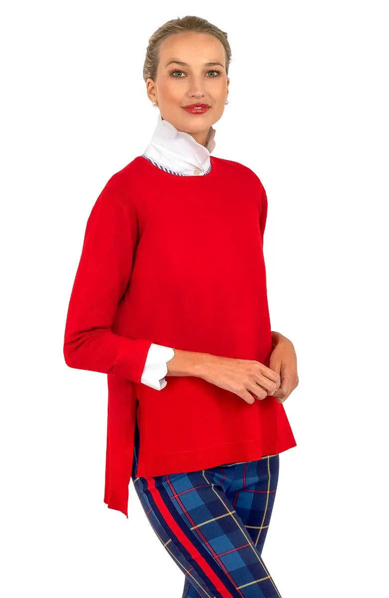 Red Hot Chili Pepper Sweater Striped Floral Plaid