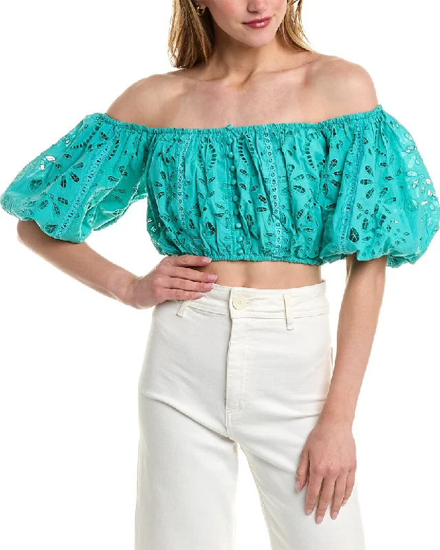 Rococo Sand Crop Top Hooded Caped Shawl Collar