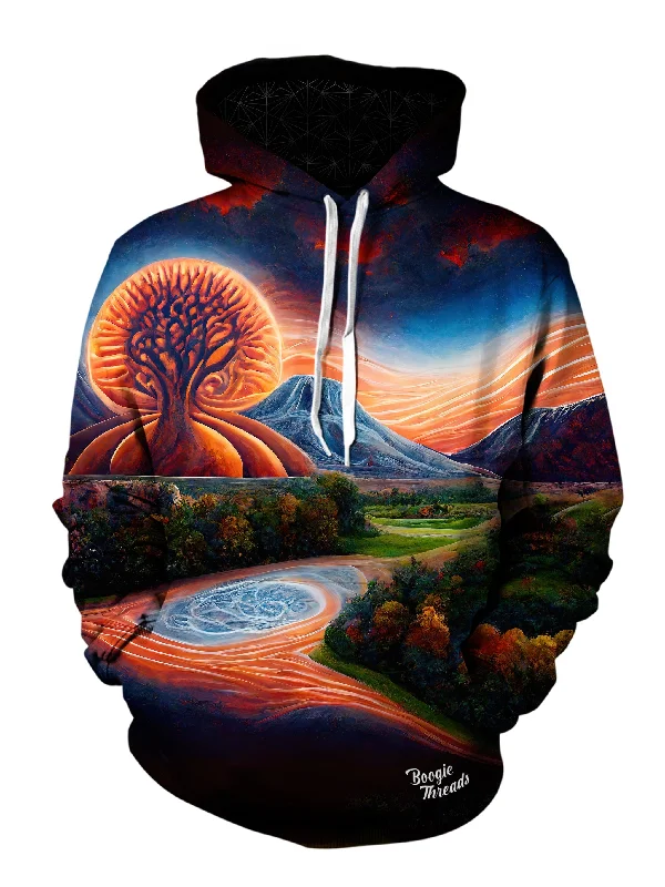 Delight Of Fragility Unisex Pullover Hoodie Hoodie with Mesh Breathable Sporty