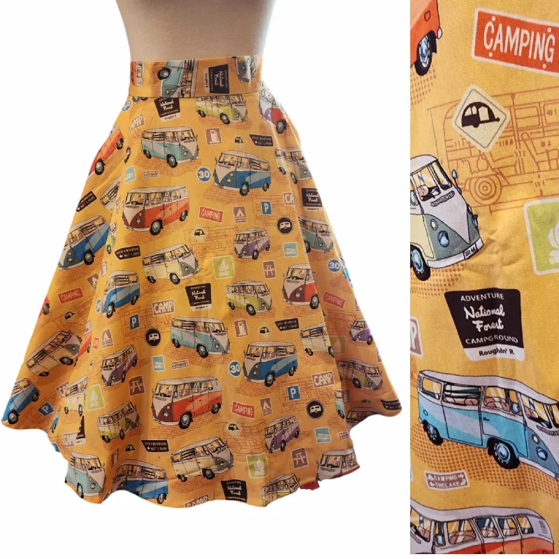 Van Camper - Caming Swing Skirt w/Pockets! pencil skirt chic