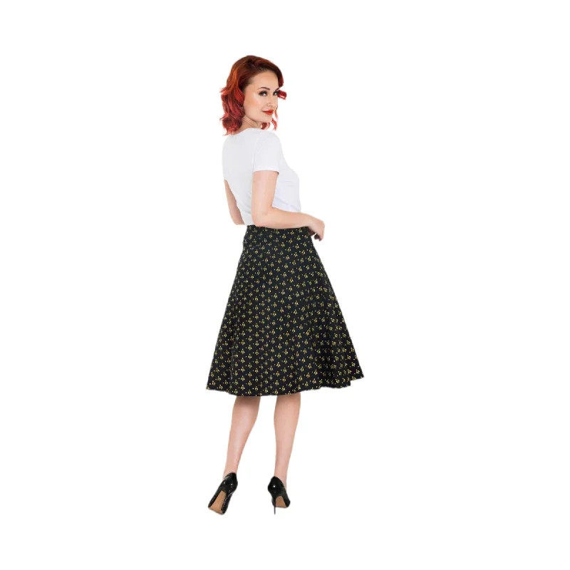 Miss Lulo Ava Bee Skirt modal blend skirt