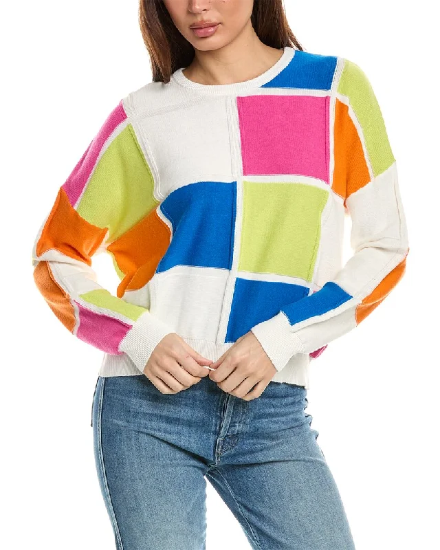 WISPR Bianca Silk-Blend Sweater Spandex Rayon Corduroy