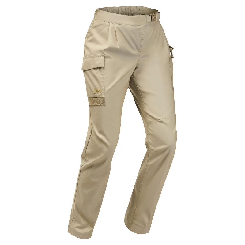 Women’s Anti-UV Desert Trekking Trousers DESERT 900  Beige Trousers Travel Practical