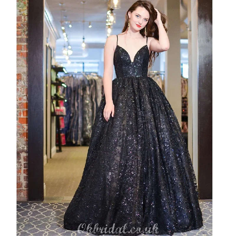 Black A-line Lace Cross-Back Floor-length Long Charming Prom Dress, FC4010 Tunics Sale discount Black A-line Lace Cross-Back Floor-length Long Charming Prom Dress, FC4010 Tunics Sale discount
