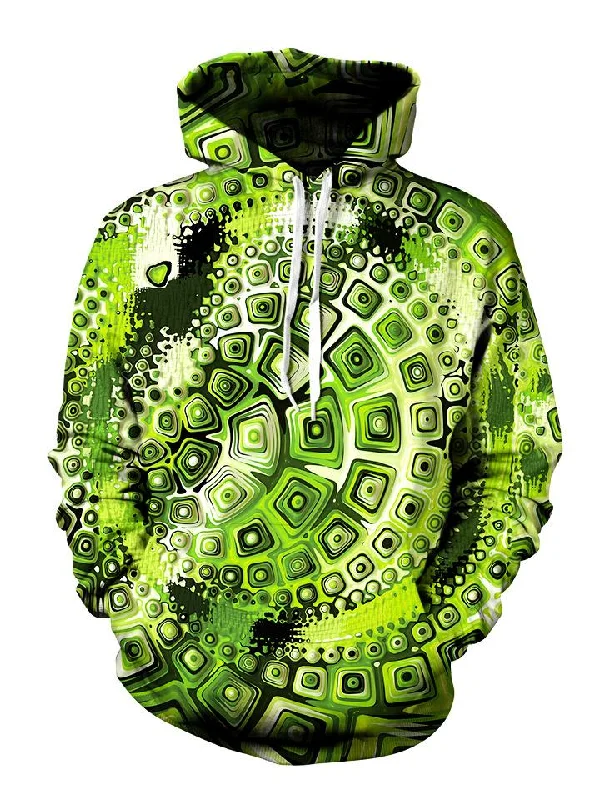 Retro Spec Pullover Rave Hoodie Hooded Sweatshirt Casual Wear Street Style