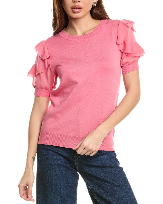 Nanette Nanette Lepore Sweater Plaid Sweater Polka Dot Checkered