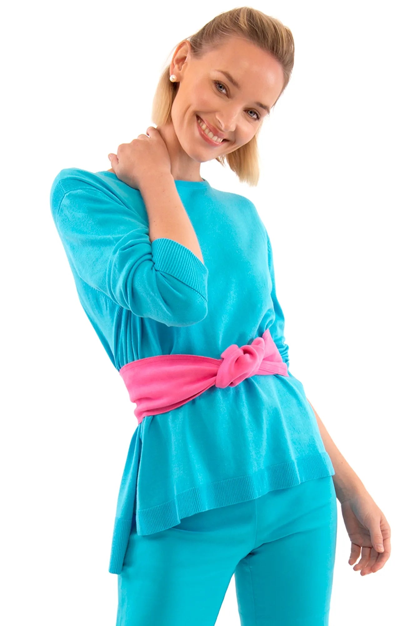 Seas The Day Sweater Zippered Buttoned Snapped