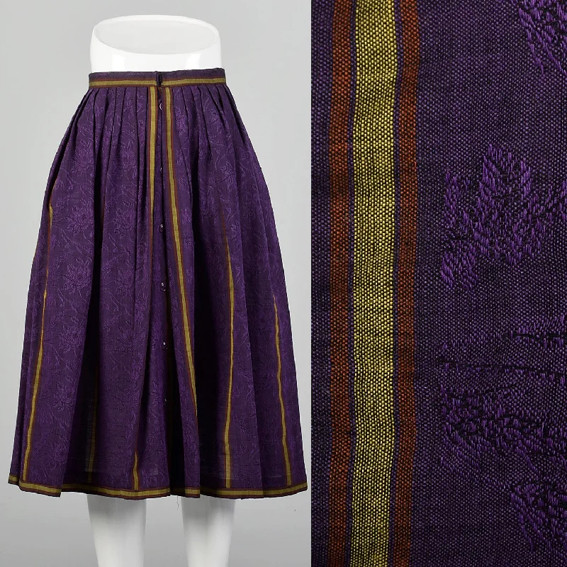 XS Oscar de la Renta 1980s Skirt chiffon skirt floaty
