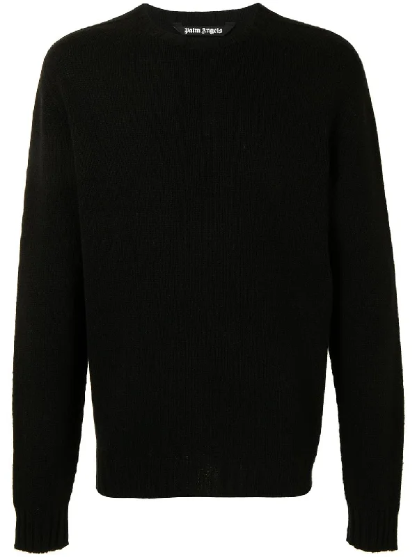 Palm Angels Sweaters Black Elegant Classic Vintage