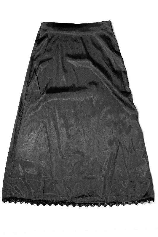 Mel Black Midi Skirt cashmere skirt soft