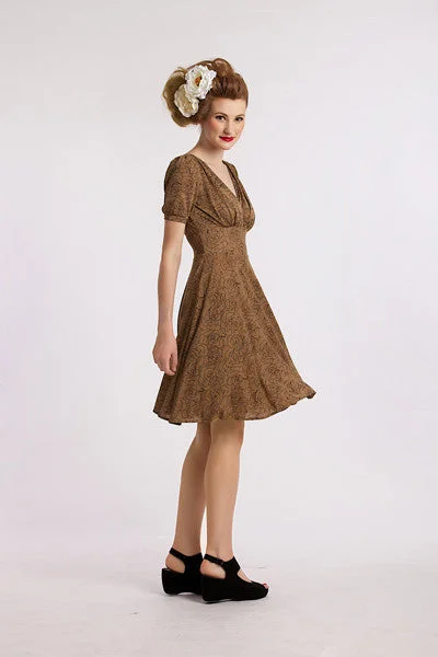 Brown Roses Jersey Solid Color Jersey Shirt