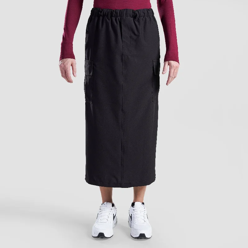 Active Grace Skirt (Black) cashmere skirt plush