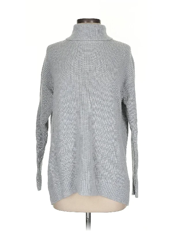 Turtleneck Sweater Cable Knit Ribbed Knit Lace Knit