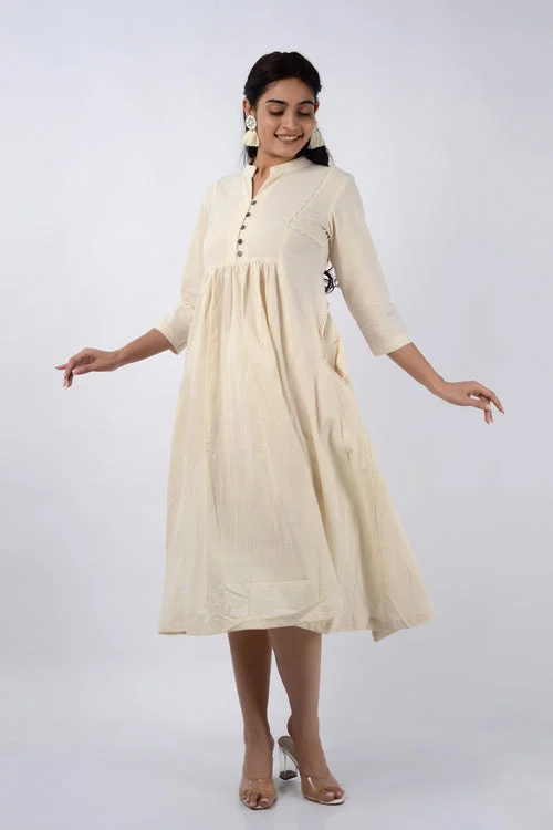 Moralfibre Offwhite Pearl String Dress Tunics Corduroy durable