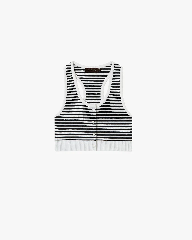 LISE TANK TOP STRIPES cozy tank top