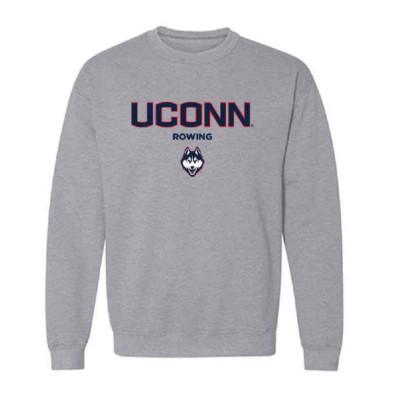 UConn - NCAA Women's Rowing : Megan Donaghy - Classic Shersey Crewneck Sweatshirt Hoodie with Half-Zip Sporty Casual