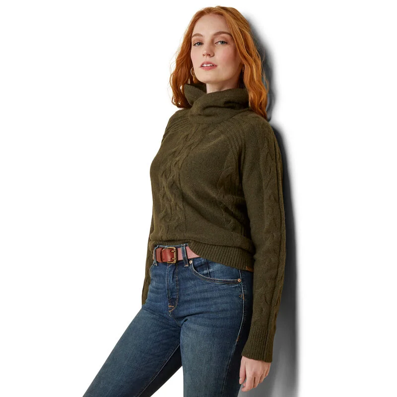 Novato Sweater - Earth Collared Crew Neck Turtle Neck