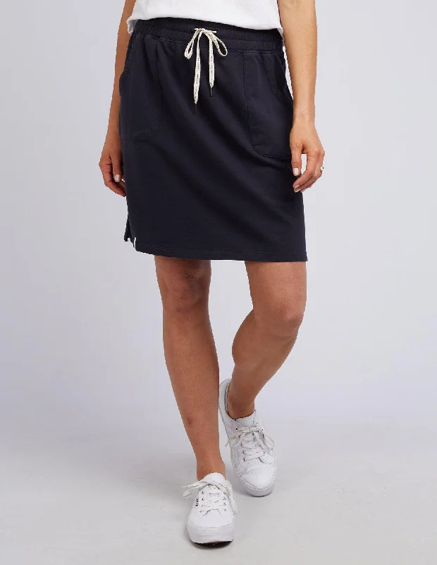 Cassie Skirt - Black - Elm Lifestyle cashmere skirt fine