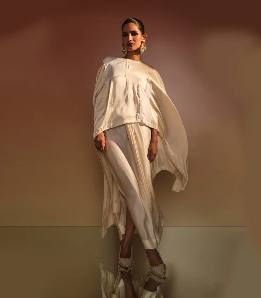 Cape With Lungi Skirt denim skirt classic