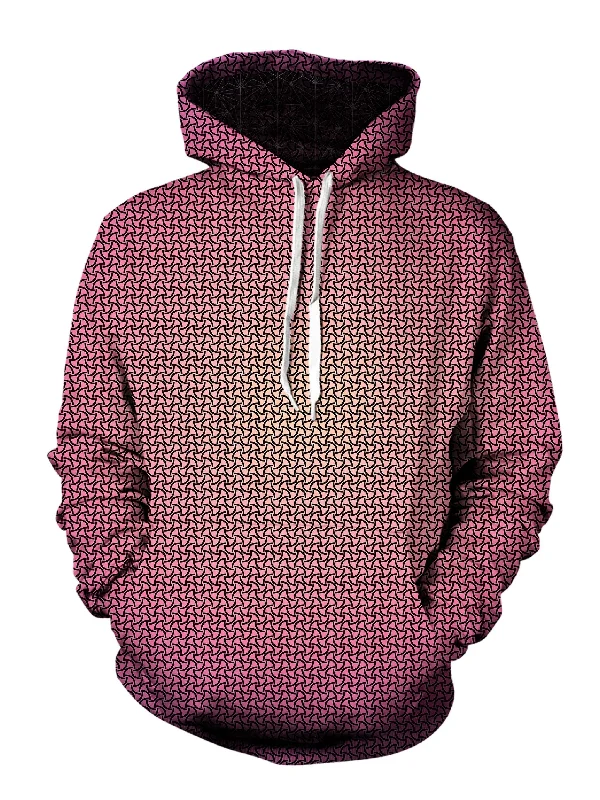 Psychedelic Pattern Hoodie Hoodie with V-Neck Classic Versatile