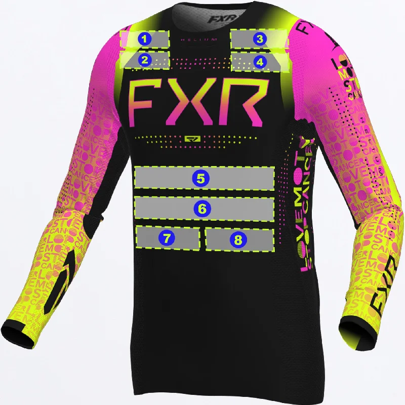 St. Jude Custom Helium LE MX Jersey Asymmetrical Jersey Blouse