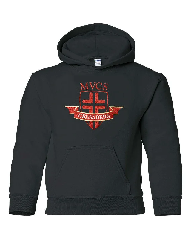 Crusader Sweatshirt Hoodie with Set-In Sleeves Structured Classic