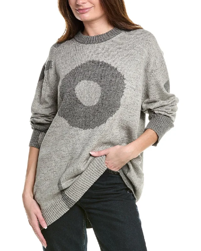 Marimekko Neutra Wool-Blend Sweater Silk Blend Satin Velvet