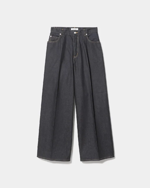 selvedge denim trousers fit Trousers Low Rise Relaxed