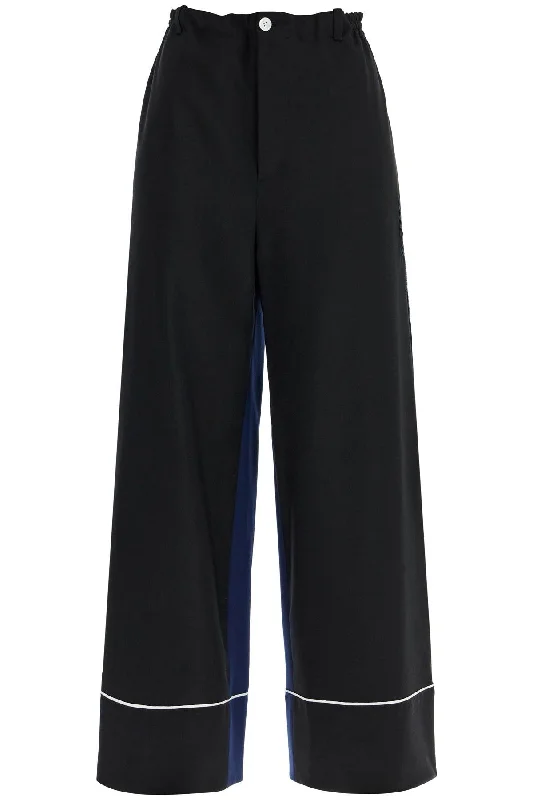 Elegant Black Virgin Wool Trousers  - Black Trousers Custom Made