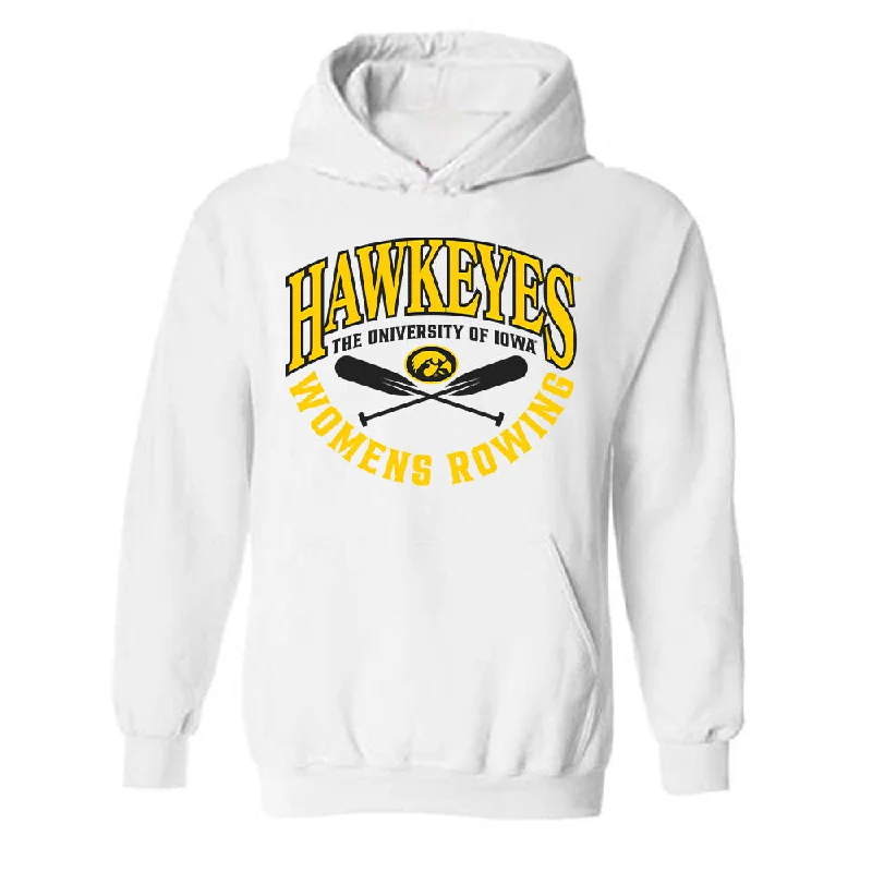 Iowa - NCAA Women's Rowing : Brynn Storhoff - Sports Shersey Hooded Sweatshirt Hoodie with Patch Decorative Personalized
