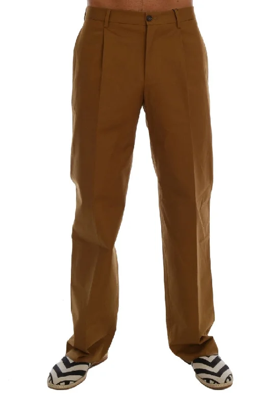 Elegant Brown Formal Trousers For Men Trousers Modern Contemporary