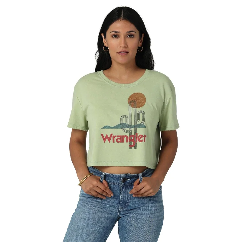 Wrangler Reseda Crop Top Nylon Fabric Polyester Fabric Spandex Fabric